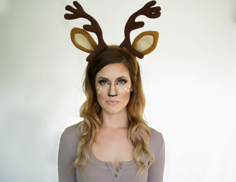 Kristina Johnston LAST MINUTE HALLOWEEN MAKEUP The Doe (A Deer, A